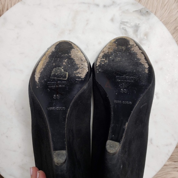 Miu Miu Black Suede Wedges - Picture 8 of 8